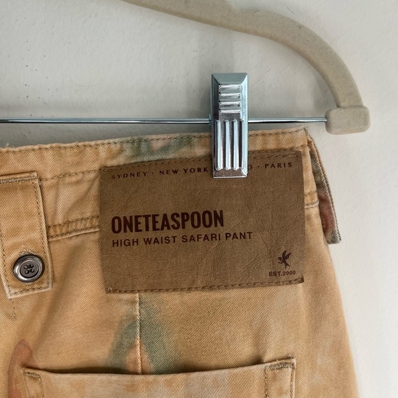 ONE TEASPOON High Waist Safari Pant Size 25 - Picture 5 of 6